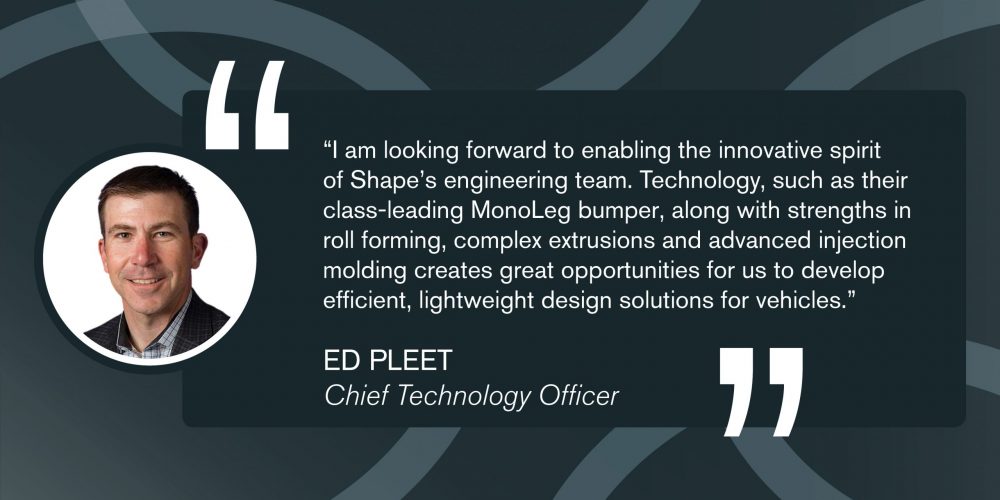 Shape Corp. Announces NEW Chief Technology Officer