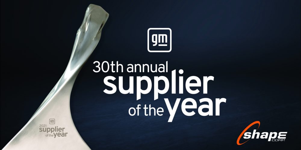 General Motors Names Shape Corp. a 2021 Supplier of the Year