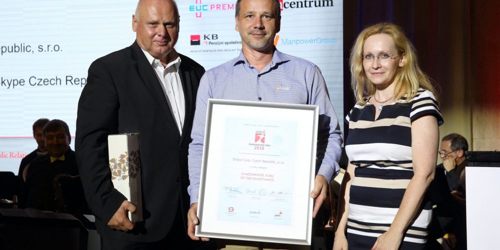 Shape Czech Awarded Best Employer