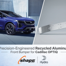 Shape and Hydro Bring Post-Consumer Recycled Aluminum into Structural Automotive Production for General Motors EV