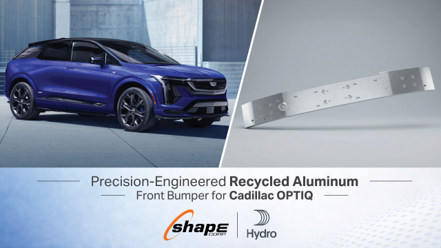Shape and Hydro Bring Post-Consumer Recycled Aluminum into Structural Automotive Production for General Motors EV